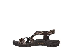 Skechers Womens Reggae Irie Mon Trail Grazer Outdoor Sandal - Chocolate -Skechers Store US 01 203282 02