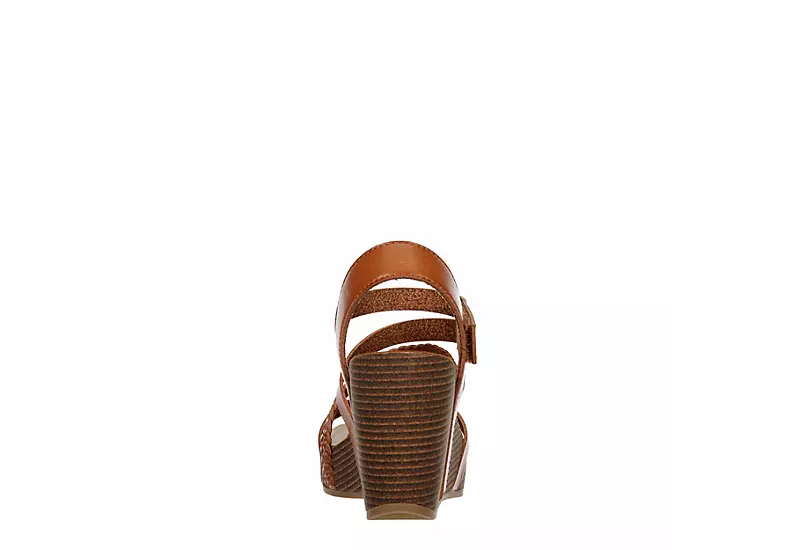 Xappeal Womens Maggy Wedge Sandal - Cognac 7 Xappeal Womens Maggy Wedge Sandal - Cognac - Image 5