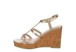 Michael By Michael Shannon Womens Natalia Wedge Sandal - Gold -Skechers Store US 01 203300 03