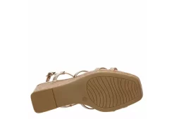 Michael By Michael Shannon Womens Natalia Wedge Sandal - Gold -Skechers Store US 01 203300 06