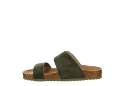 Bjorndal Womens Courtney Footbed Sandal - Olive -Skechers Store US 01 203304 03