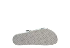 Bjorndal Womens Delaney Footbed Sandal - Silver -Skechers Store US 01 203311 06