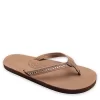 Rainbow Sandals Womens Crystal Collection Flip Flop Sandal - Brown -Skechers Store US 01 203323 00