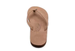 Rainbow Sandals Womens Crystal Collection Flip Flop Sandal - Brown -Skechers Store US 01 203323 04
