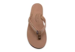 Rainbow Sandals Womens Crystal Collection Flip Flop Sandal - Brown -Skechers Store US 01 203323 05