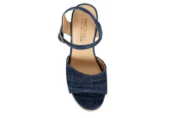 Michael By Michael Shannon Womens Maria Wedge Sandal - Denim 14 Michael By Michael Shannon Womens Maria Wedge Sandal - Denim -Skechers Store US 01 203328 05