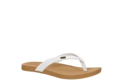 Reef Womens Stella Court Flip Flop Sandal - White