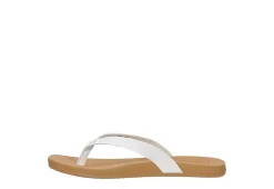 Reef Womens Stella Court Flip Flop Sandal - White -Skechers Store US 01 203340 03