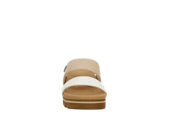 Reef Womens Banded Horizon Hi Slide Sandal - Sand -Skechers Store US 01 203342 02