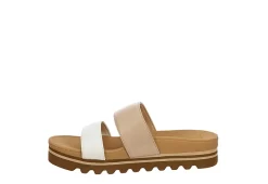 Reef Womens Banded Horizon Hi Slide Sandal - Sand -Skechers Store US 01 203342 03