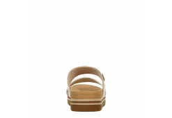 Reef Womens Banded Horizon Hi Slide Sandal - Sand -Skechers Store US 01 203342 04