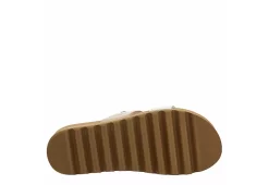Reef Womens Banded Horizon Hi Slide Sandal - Sand -Skechers Store US 01 203342 06