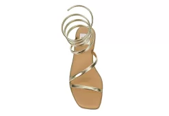 Dv By Dolce Vita Womens Maralin Flat Sandal - Gold -Skechers Store US 01 203350 05