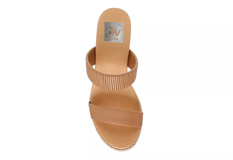 Dv By Dolce Vita Womens Effie Wedge Sandal - Tan 8 Dv By Dolce Vita Womens Effie Wedge Sandal - Tan - Image 6