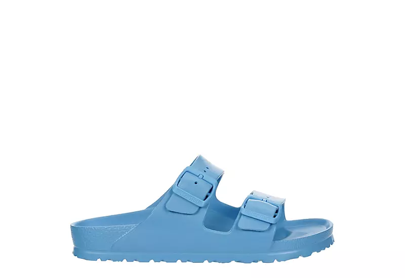 Birkenstock Womens Arizona Essentials Slide Sandal - Light Blue 4 Birkenstock Womens Arizona Essentials Slide Sandal - Light Blue - Image 2