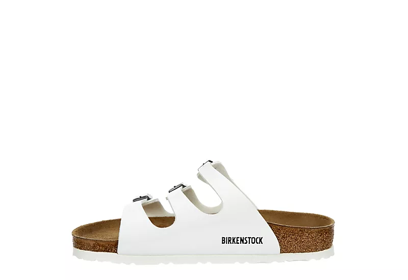 Birkenstock Womens Florida Soft Footbed Sandal - White 6 Birkenstock Womens Florida Soft Footbed Sandal - White - Image 4