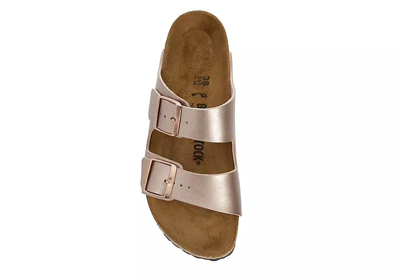 Birkenstock Womens Arizona Footbed Sandal - Rose Gold 8 Birkenstock Womens Arizona Footbed Sandal - Rose Gold - Image 6