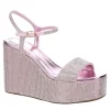 Madden Girl Womens Theo-r Wedge Sandal - Pink -Skechers Store US 01 203387 00