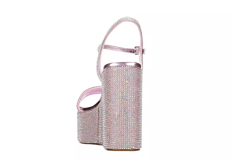 Madden Girl Womens Theo-r Wedge Sandal - Pink 7 Madden Girl Womens Theo-r Wedge Sandal - Pink - Image 5