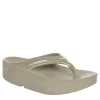 Oofos Womens Oomega Flip Flop Sandal - Khaki 2 Oofos Womens Oomega Flip Flop Sandal - Khaki -Skechers Store US 01 203392 00