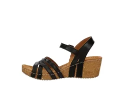 Bjorndal Womens Lily Wedge Sandal - Black 12 Bjorndal Womens Lily Wedge Sandal - Black -Skechers Store US 01 203399 03