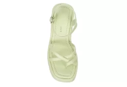 Madden Girl Womens Vaultt Wedge Sandal - Pale Green -Skechers Store US 01 203412 05