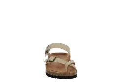 White Mountain Womens Gracie Footbed Sandal - Tan -Skechers Store US 01 203417 02