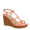 Michael By Michael Shannon Womens Natalia Wedge Sandal - Coral -Skechers Store US 01 203419 00