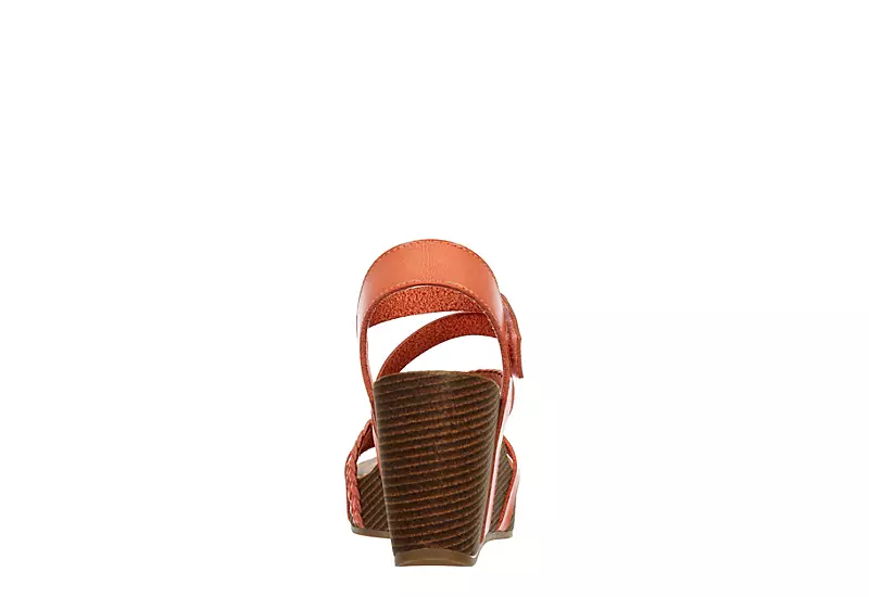 Xappeal Womens Maggy Wedge Sandal - Coral 7 Xappeal Womens Maggy Wedge Sandal - Coral - Image 5