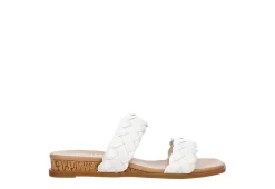 Michael By Michael Shannon Womens Patrice Wedge Sandal - White -Skechers Store US 01 203429 01