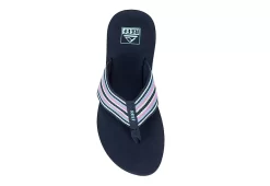 Reef Womens Spring Woven Flip Flop Sandal - Navy 14 Reef Womens Spring Woven Flip Flop Sandal - Navy -Skechers Store US 01 203441 05
