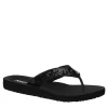 Xappeal Womens Samantha Flip Flop Sandal - Black -Skechers Store US 01 203460 00
