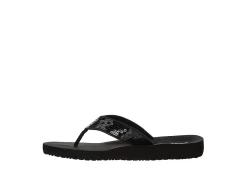 Xappeal Womens Samantha Flip Flop Sandal - Black -Skechers Store US 01 203460 03