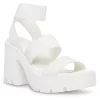 Madden Girl Womens Templee Platform Sandal - White 2 Madden Girl Womens Templee Platform Sandal - White -Skechers Store US 01 203464 00
