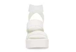 Madden Girl Womens Templee Platform Sandal - White -Skechers Store US 01 203464 02
