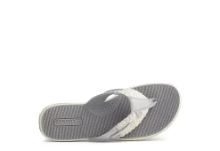 Sperry Womens Parotfish Flip Flop Sandal - Grey -Skechers Store US 01 203531 04