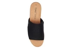 Toms Womens Diana Mule Sandal - Black -Skechers Store US 01 203719 03