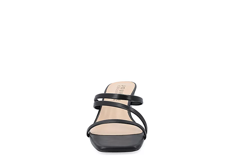 Journee Collection Womens Takarah Wedge Slip On Sandal - Black 5 Journee Collection Womens Takarah Wedge Slip On Sandal - Black - Image 3