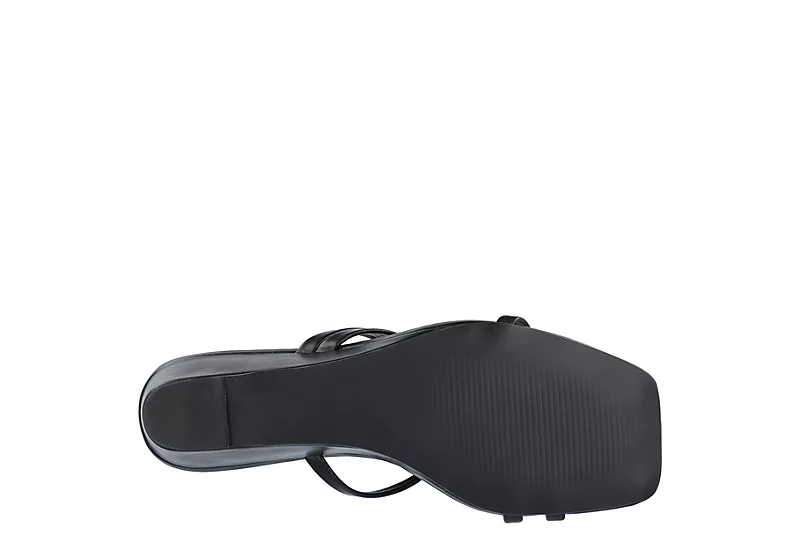 Journee Collection Womens Takarah Wedge Slip On Sandal - Black 9 Journee Collection Womens Takarah Wedge Slip On Sandal - Black - Image 7