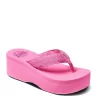 Reef Womens Sandy Hi Flip Flop Sandal - Pink -Skechers Store US 01 203907 00