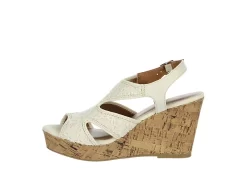 Jellypop Womens Lisbon Wedge Sandal - Natural 12 Jellypop Womens Lisbon Wedge Sandal - Natural -Skechers Store US 01 203922 03