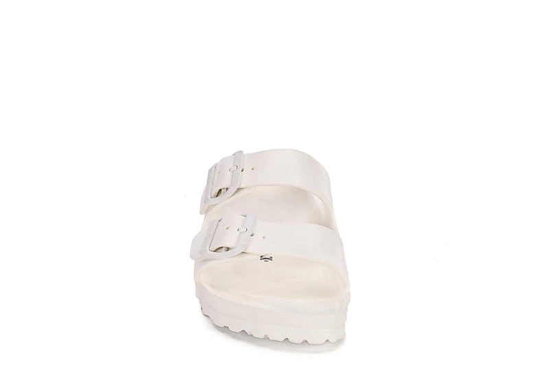 Birkenstock Womens Arizona Essentials Slide Sandal - White 5 Birkenstock Womens Arizona Essentials Slide Sandal - White - Image 3
