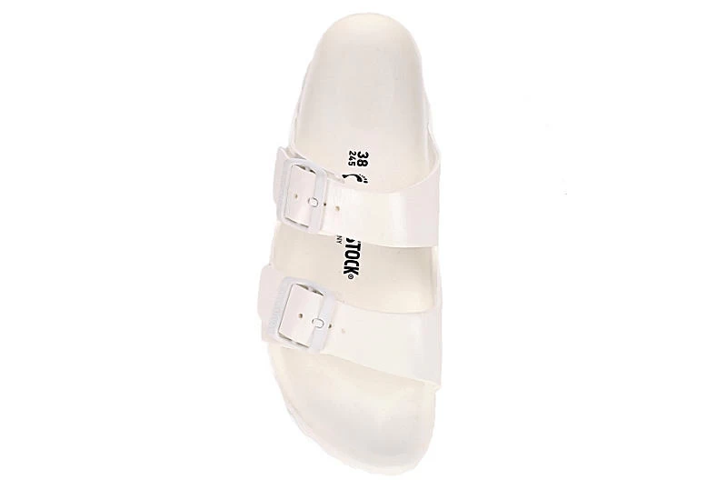 Birkenstock Womens Arizona Essentials Slide Sandal - White 8 Birkenstock Womens Arizona Essentials Slide Sandal - White - Image 6