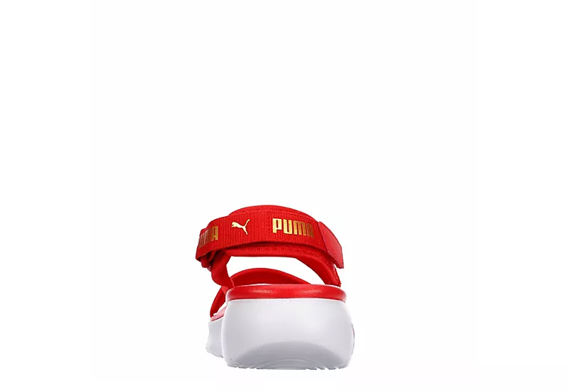 Puma Womens Sportie Sandal - Red 7 Puma Womens Sportie Sandal - Red - Image 5