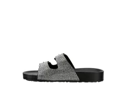 Madden Girl Womens Teddy Footbed Slide Sandal - Black -Skechers Store US 01 250030 03