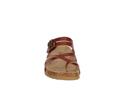 Bjorndal Womens Sami Footbed Sandal - Cognac -Skechers Store US 01 250078 02