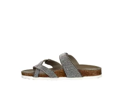Madden Girl Womens Brycee Footbed Sandal - Med Metallic 12 Madden Girl Womens Brycee Footbed Sandal - Med Metallic -Skechers Store US 01 250117 03