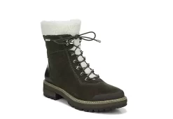 Franco Sarto Womens Rosella Combat Boot - Green