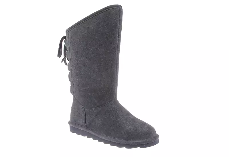 Bearpaw Womens Phylly Fur Boot - Dark Grey 3 Bearpaw Womens Phylly Fur Boot - Dark Grey