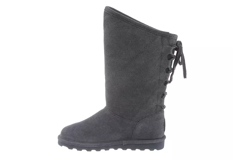 Bearpaw Womens Phylly Fur Boot - Dark Grey 5 Bearpaw Womens Phylly Fur Boot - Dark Grey - Image 3
